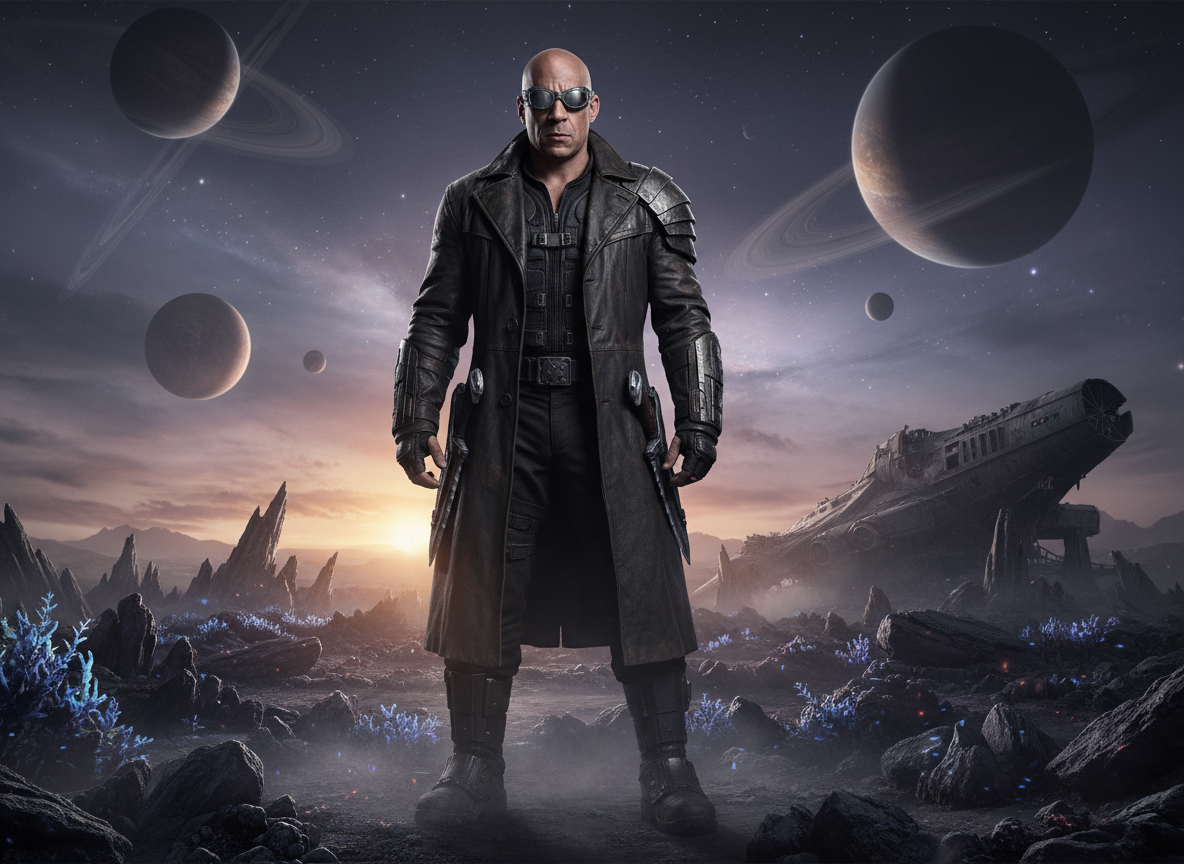 The Chronicles of Riddick ist ein US-amerikanischer Science-Fiction-Actionfilm aus dem Jahr 2004 und die Fortsetzung von Pitch Black – Planet der Finsternis (2000).