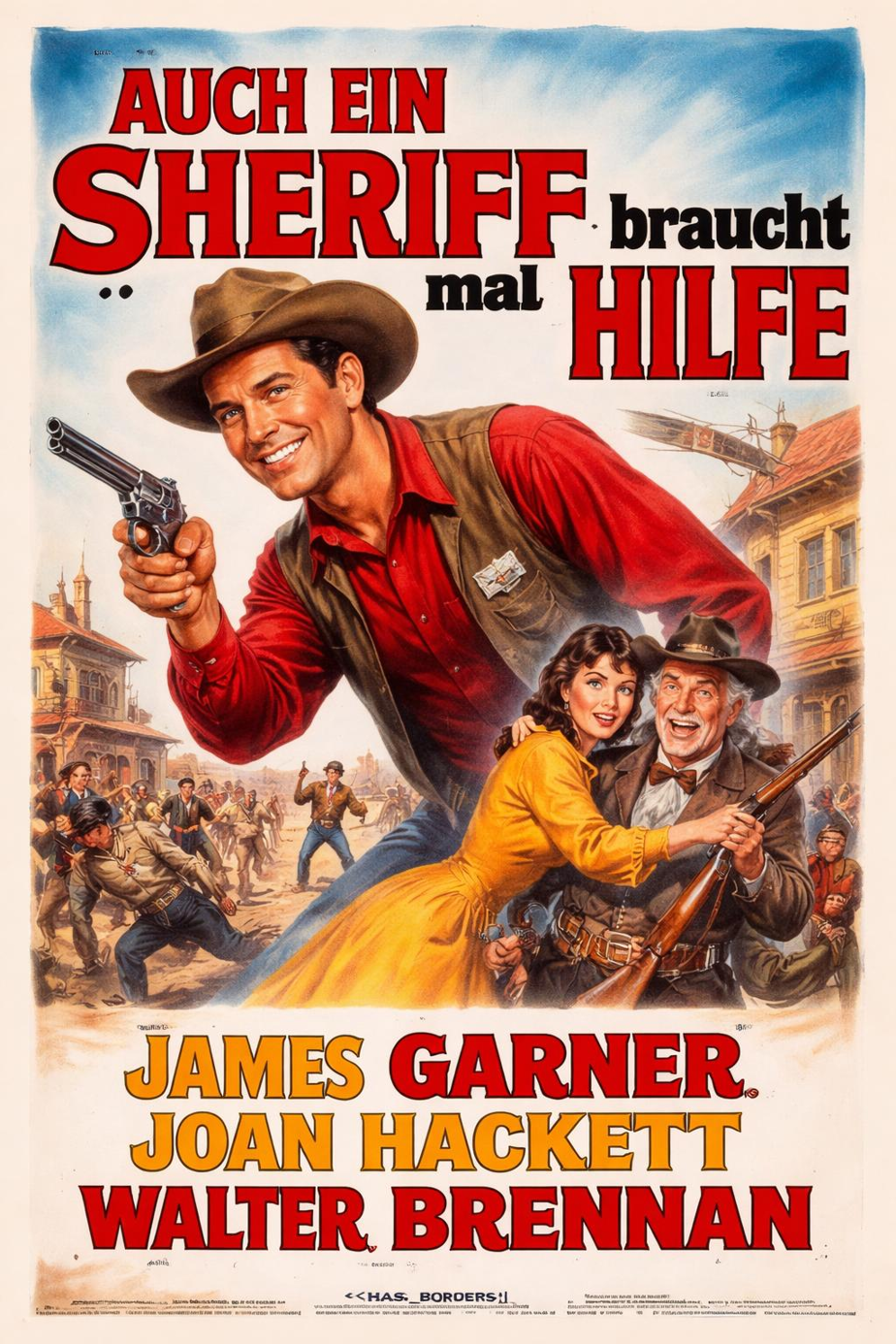 Auch ein Sheriff braucht mal Hilfe