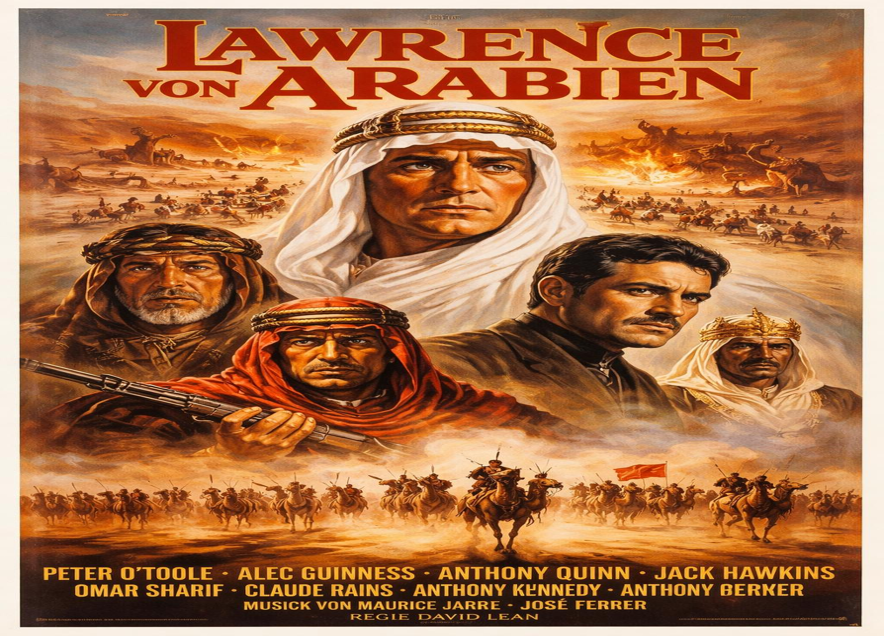 Lawrence von Arabien ist ein britischer Monumental- und Historienfilm des Regisseurs David Lean