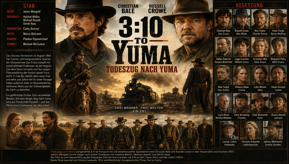 Todeszug nach Yuma (Originaltitel 3:10 to Yuma)