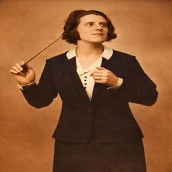 Antonia Brico dirigiert in der Berliner Philharmonie, Februar 1930