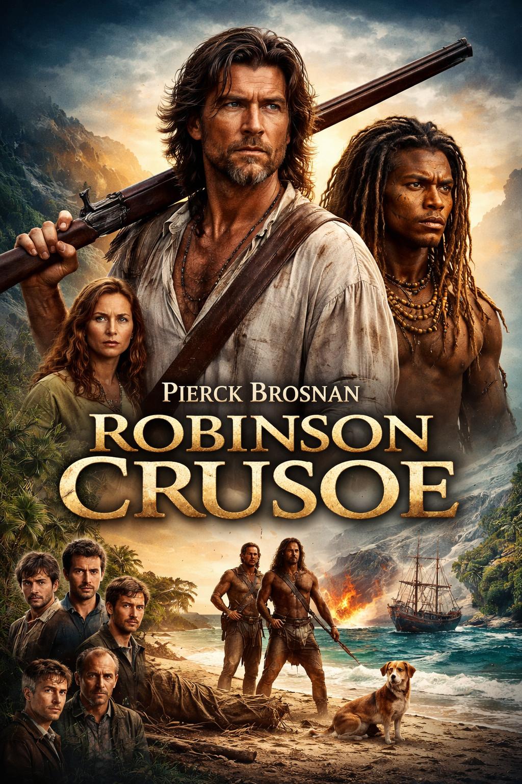 Robinson Crusoe Illustration