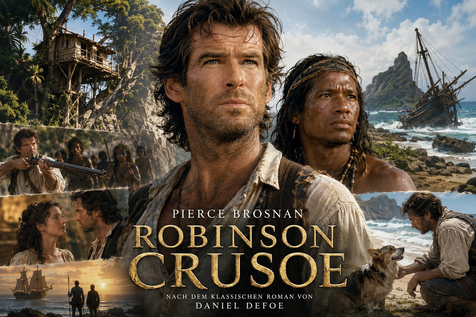 Robinson Crusoe (1997) mit Pierce Brosnan