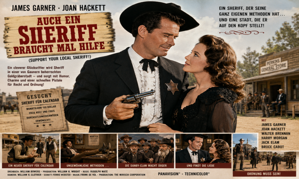 Auch ein Sheriff braucht mal Hilfe (1969) – James Garner als Sheriff in der Westernkomödie