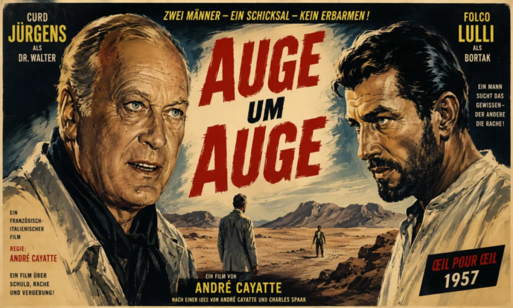Curd Jürgens in: Auge um Auge 1957
