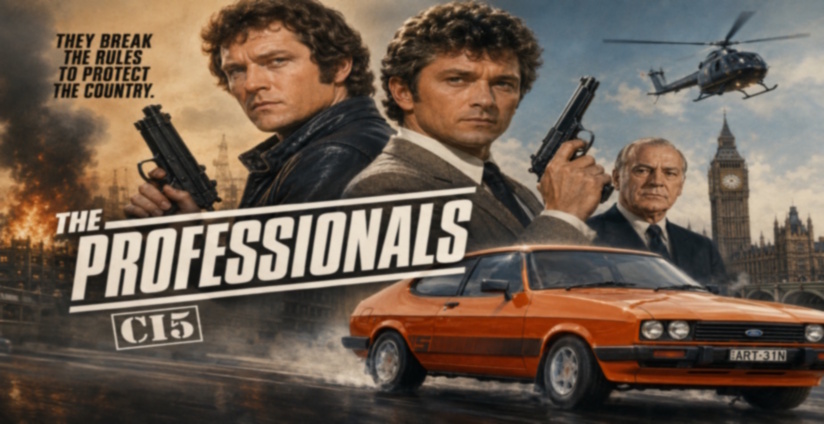 CI5 Die Profis – Fan-Art zur britischen Agenten-Actionserie mit Bodie, Doyle und George Cowley