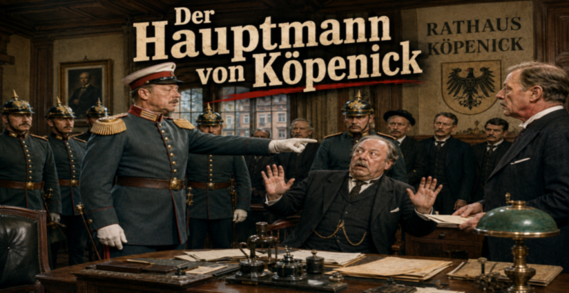 Der Hauptmann von Köpenick (1956) mit Heinz Rühmann als Wilhelm Voigt