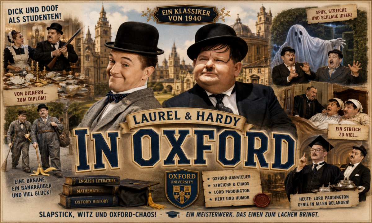 Dick und Doof In Oxford zum Studieren