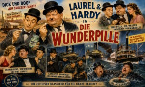 Fan-Art zu Dick und Doof und die Wunderpille mit Laurel und Hardy.
