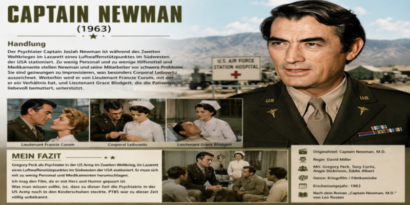 Captain Newman (1963) – Gregory Peck als Militärpsychiater