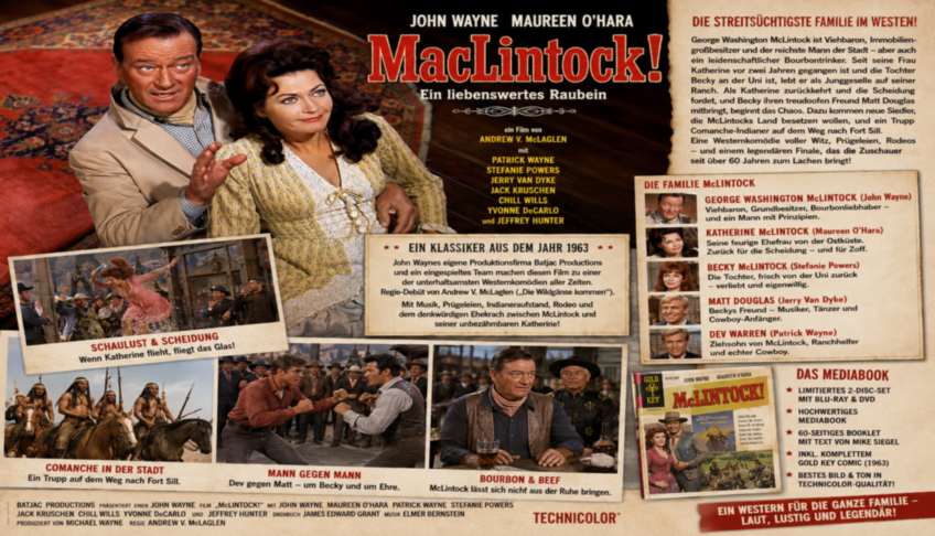McLintock – Ein liebenswertes Raubein mit John Wayne und Maureen O’Hara