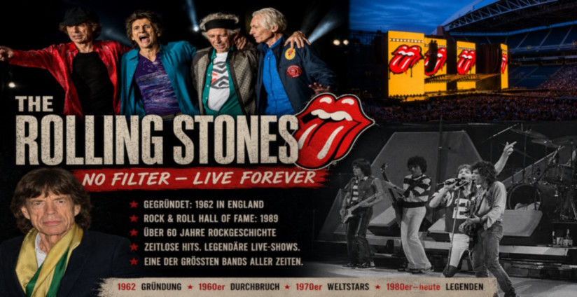 The Rolling Stones – legendäre englische Rockband