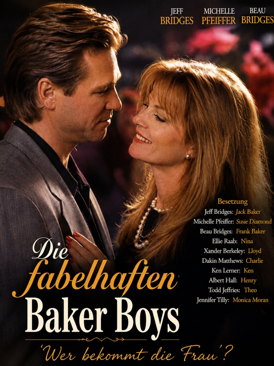 Fan-Bild zum Musikfilm Die fabelhaften Baker Boys (1989) mit Michelle Pfeiffer als Susie Diamond.