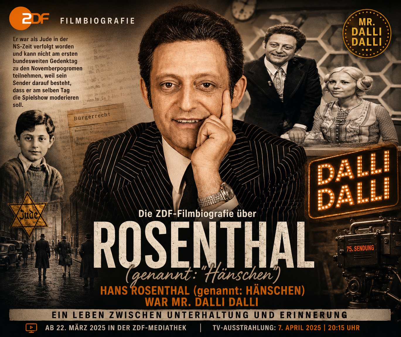 Hans Rosenthal – Fan-Bild zur ZDF-Filmbiografie »Rosenthal«