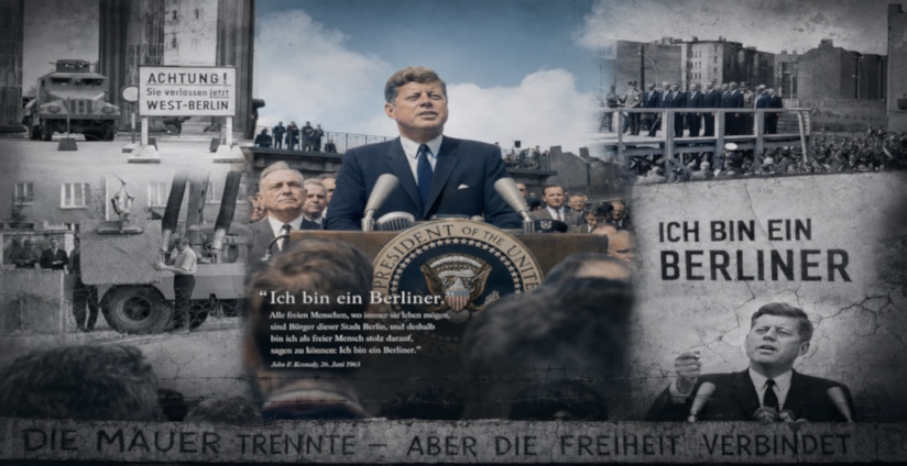 US-Präsident John F. Kennedy in Berlin 26. Juni 1963