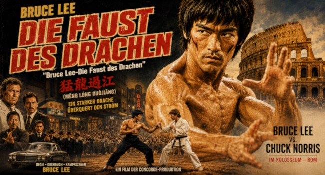 Bruce Lee gegen Chuck Norris im Kolosseum – Die Todeskralle schlägt wieder zu