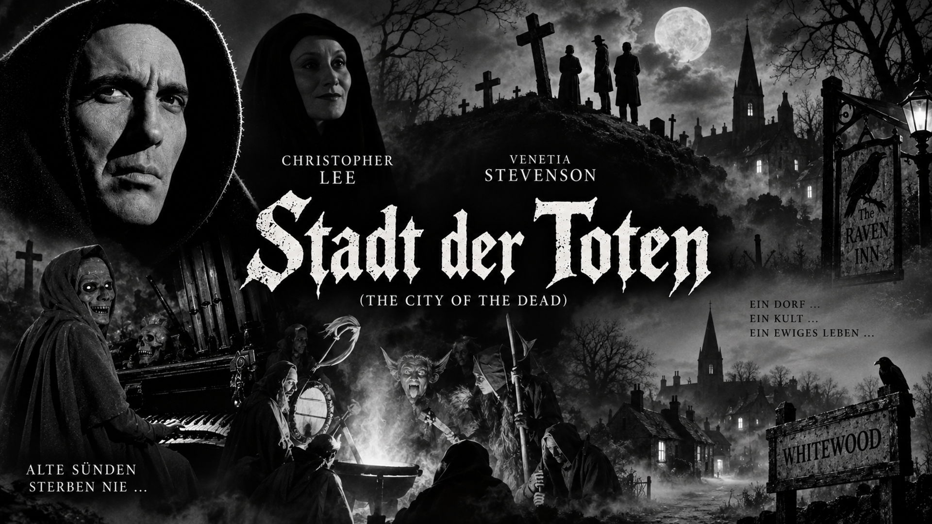 Stadt der Toten (1960) – The City of the Dead | Horrorfilm mit Christopher Lee