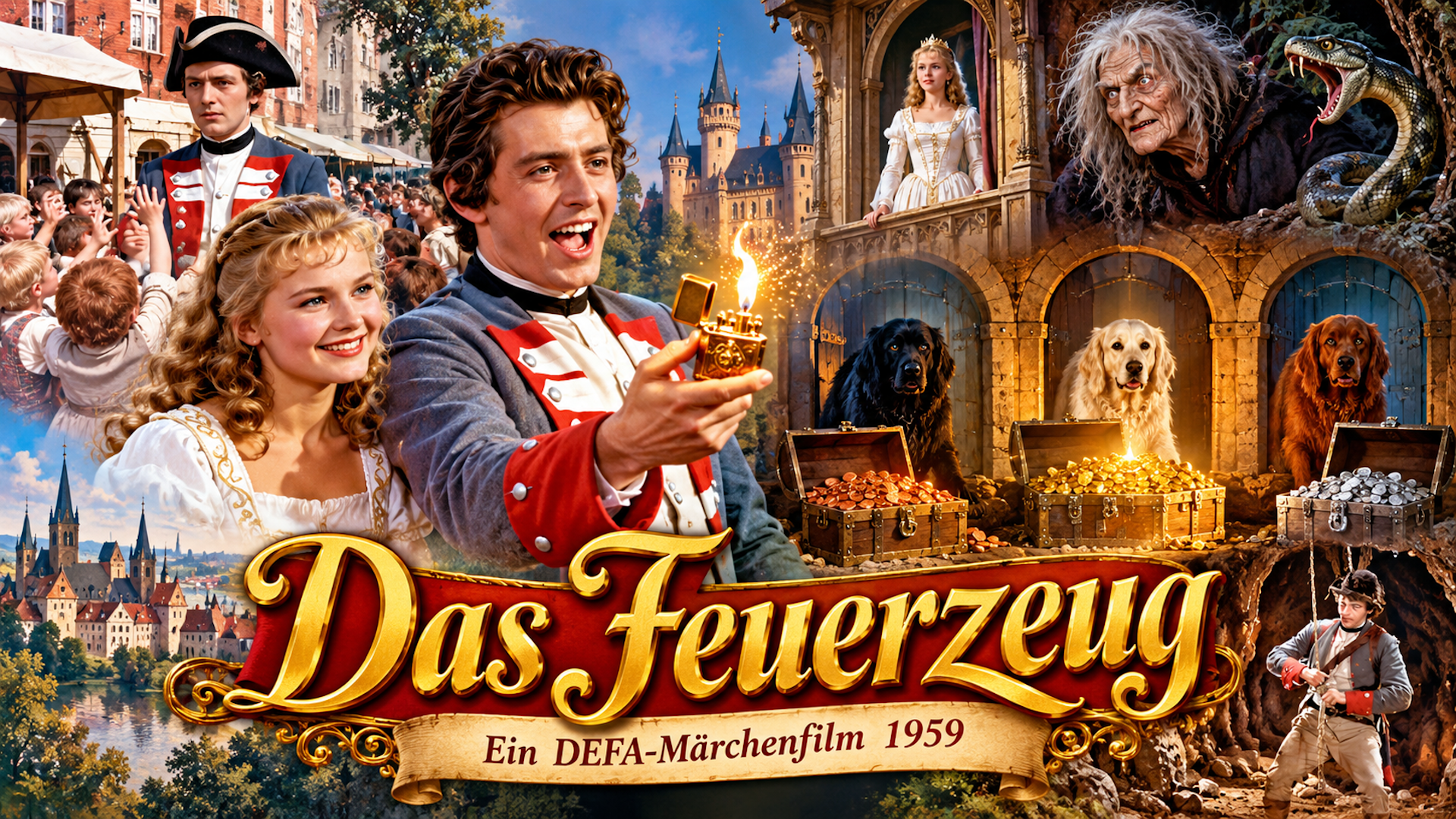 Das Feuerzeug (1959): DEFA-Märchenfilm nach Hans Christian