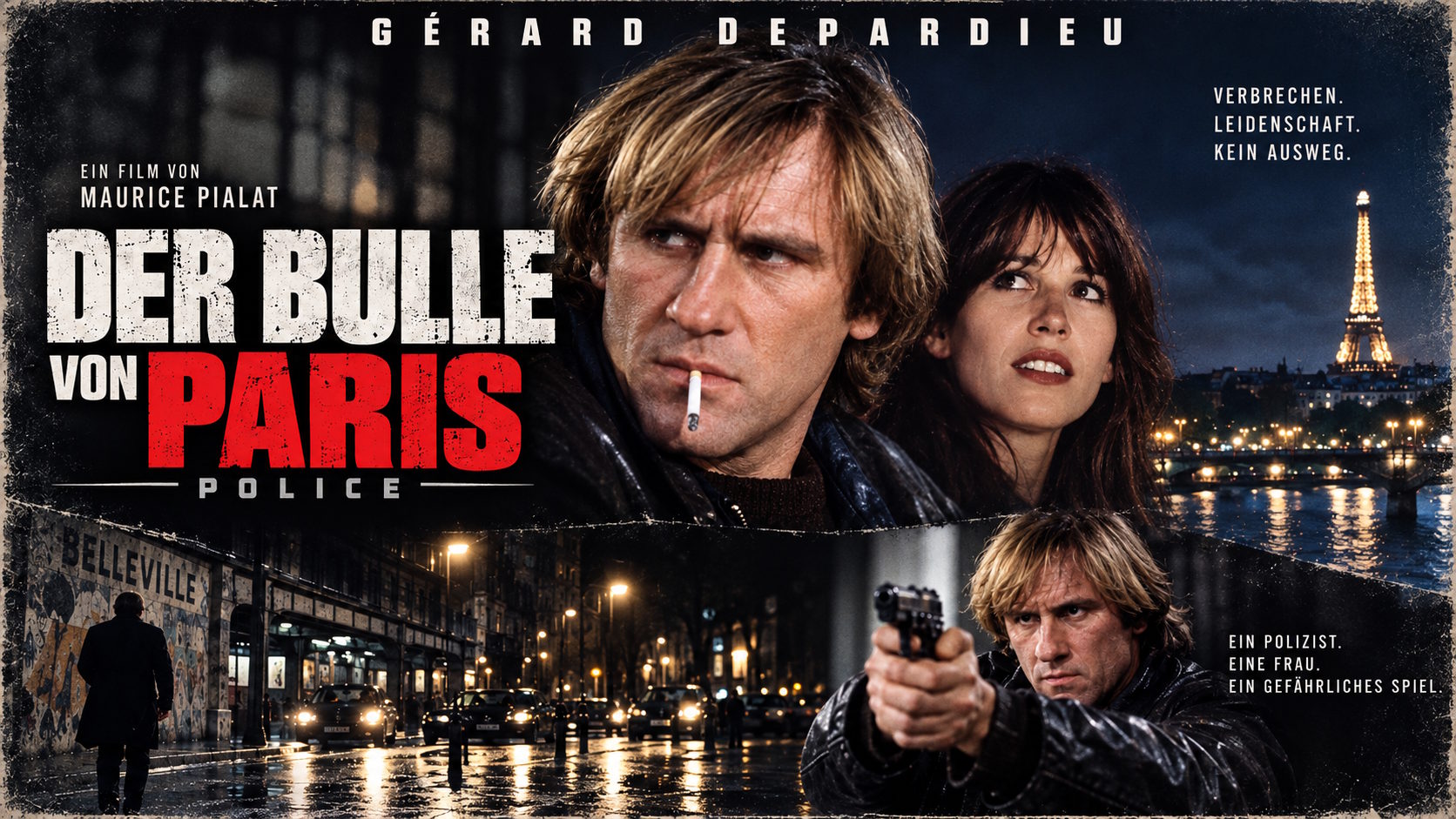 Gérard Depardieu als Polizist Mangin in Der Bulle von Paris