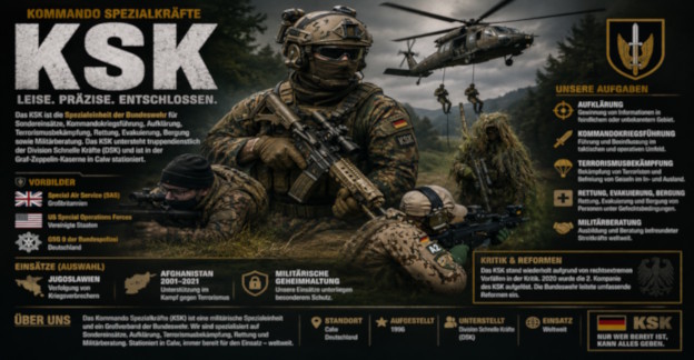 Kommando Spezialkräfte KSK der Bundeswehr – deutsche Spezialkräfte