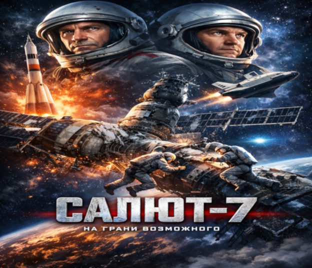 Salyut-7 (2017) – Raumstation Saljut 7 im Weltraum