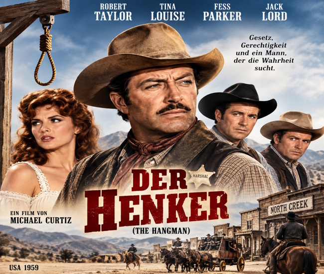 Der Henker (1959) – Robert Taylor im Western