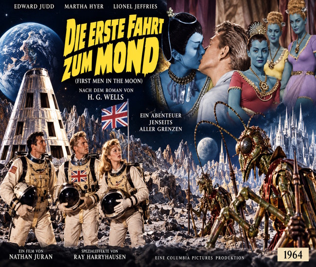Die erste Fahrt zum Mond (1964) mit Seleniten und Mondreisenden