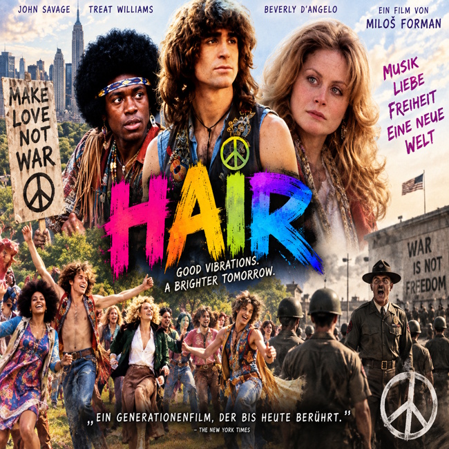 Hair (1979) – das Rock-Musical von Miloš Forman
