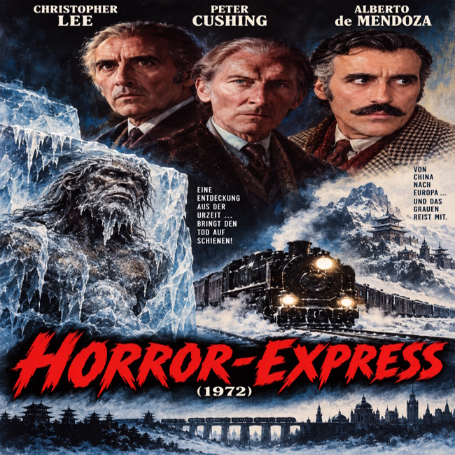 Symbolbild Horror-Expreß – Retro-Zug im Schnee