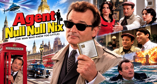 Agent Null Null Nix mit Bill Murray in London