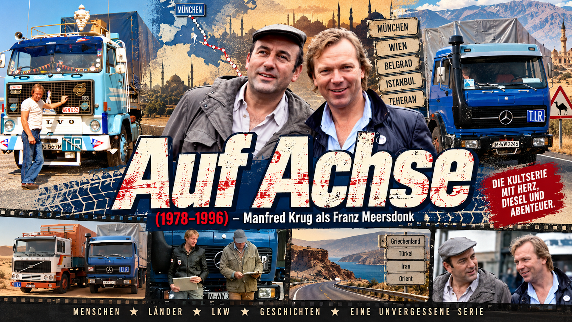 Auf Achse: Nostalgische Fernfahrerroute