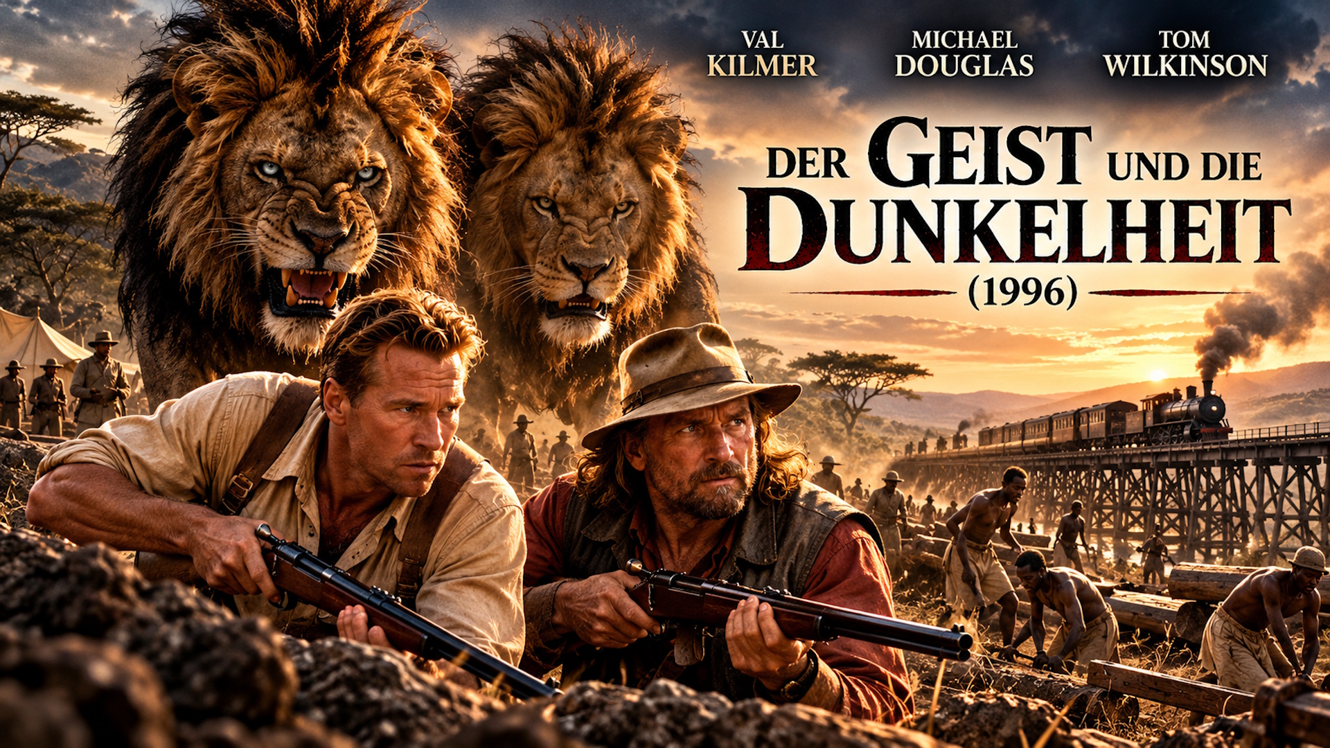 Der Geist und die Dunkelheit (1996): Menschenfressende Löwen in Afrika