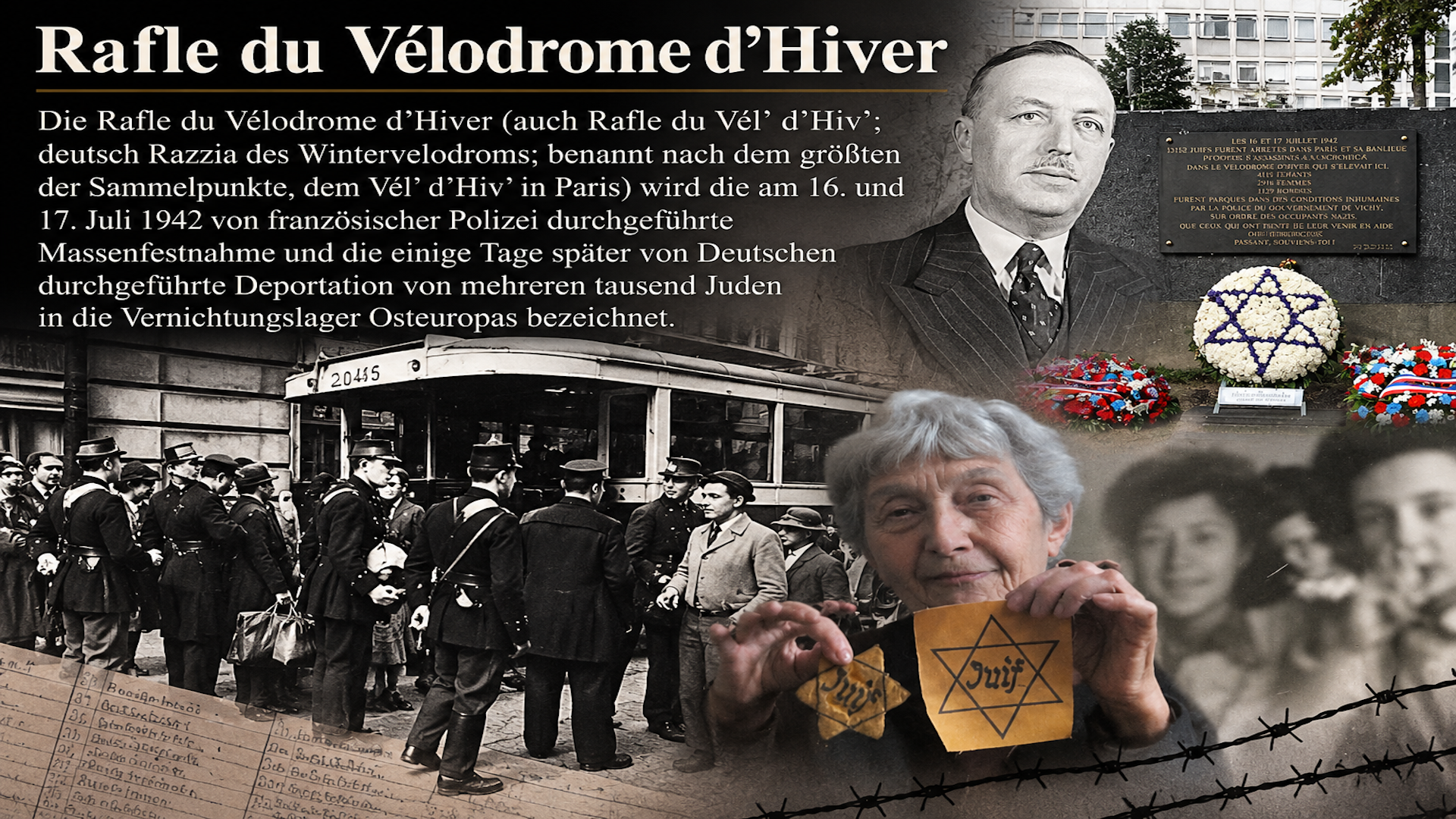 Rafle du Vélodrome d’Hiver: Die Razzia von Paris 1942