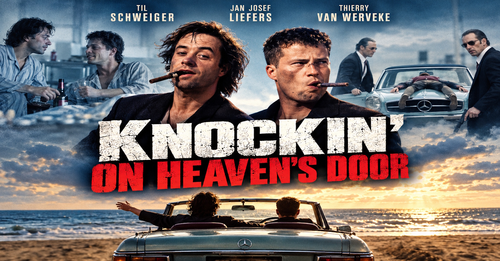 Filmbild zu Knockin’ on Heaven’s Door mit Til Schweiger und Jan Josef Liefers