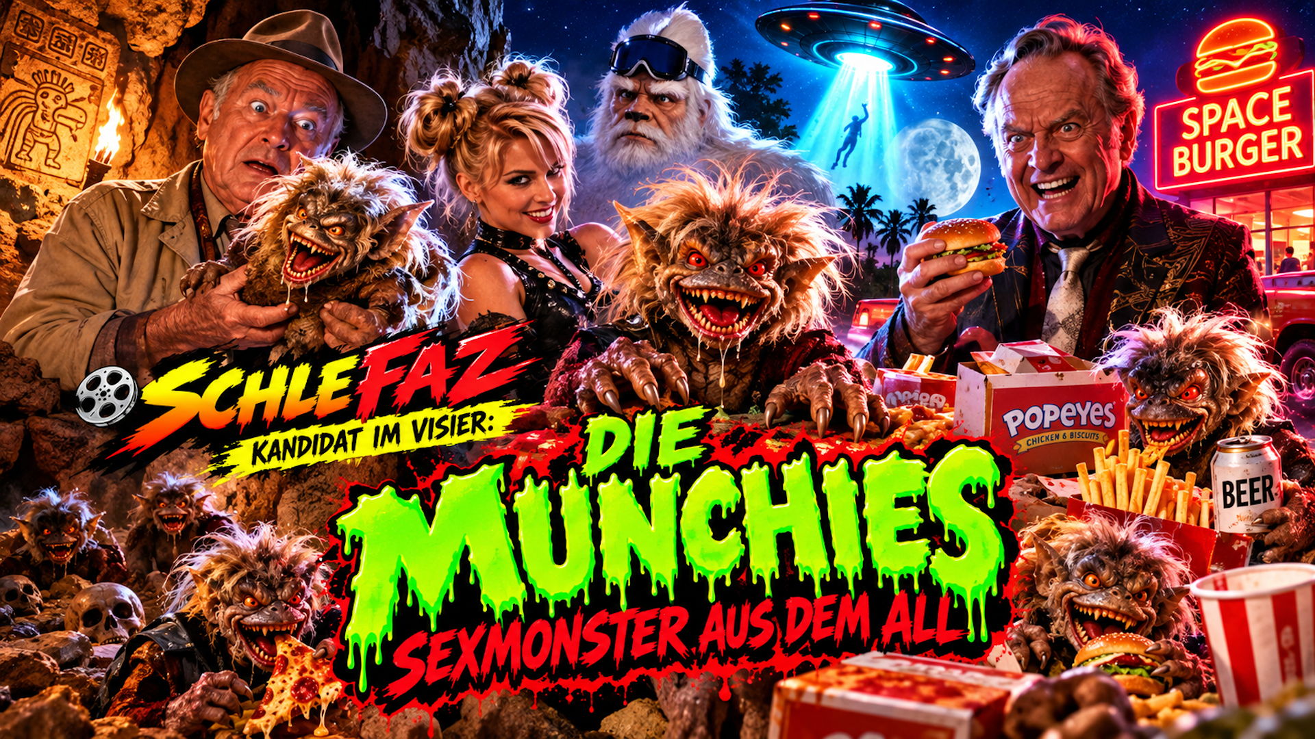 Die Munchies – Sexmonster aus dem All (1987): SchleFaZ-Trash mit kleinen Monstern