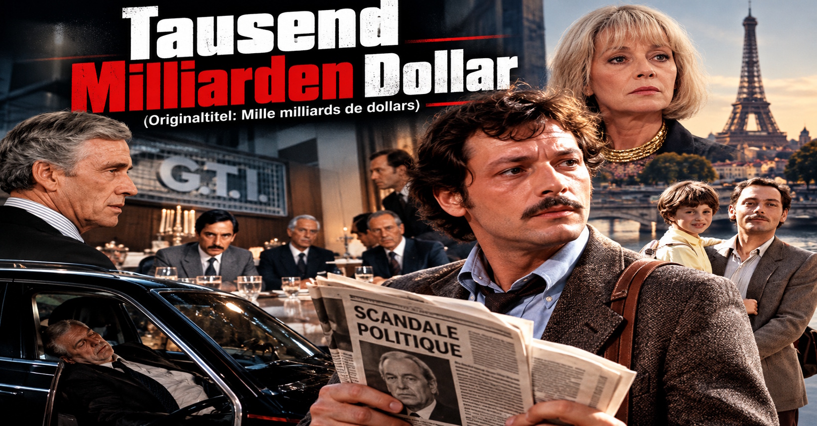 Tausend Milliarden Dollar (1982) – französischer Politthriller mit Patrick Dewaere